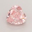 1.52 Ct. Fancy Vivid  Pink Heart Lab Grown Diamond