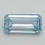 1.04 Ct. Fancy Vivid Blue Emerald Lab Grown Diamond
