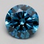 2.50 Ct. Fancy Vivid Blue Round Lab Grown Diamond