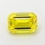 2.00 Ct. Fancy Vivid  Yellow Emerald Lab Grown Diamond