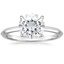 Platinum Hazel Solitaire Ring, smalltop view