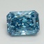 3.19 Ct. Fancy Vivid Blue Radiant Lab Grown Diamond