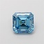 1.20 Ct. Fancy Vivid Blue Asscher Lab Grown Diamond