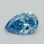 1.28 Ct. Fancy Vivid Blue Pear Lab Grown Diamond