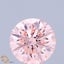 1.66 Ct. Fancy Intense Pink Round Lab Grown Diamond