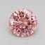 0.49 Ct. Fancy Vivid Pink Round Lab Grown Diamond