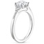 Platinum Cuvee Diamond Ring, smallside view