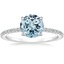 18K White Gold Demi Three-Quarter Coverage Diamond Ring (1/3 ct. tw.), smalltop view