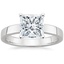 18K White Gold Marina Ring, smalltop view