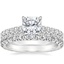 18K White Gold Sienna Diamond Ring (2/5 ct. tw.) with Luxe Sienna Diamond Ring (5/8 ct. tw.)