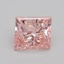 1.80 Ct. Fancy Intense Pink Princess Lab Grown Diamond