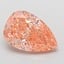 3.10 Ct. Fancy Vivid Pink Pear Lab Grown Diamond