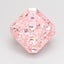 1.51 Ct. Fancy Vivid  Pink Radiant Lab Grown Diamond