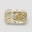 0.87 Ct. Fancy Light Yellow Radiant Lab Grown Diamond