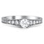 Custom Reverse Taper Delicate Scroll Ring