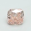 5.06 Ct. Fancy Intense Pink Cushion Lab Grown Diamond