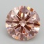 3.01 Ct. Fancy Intense Pink Round Lab Grown Diamond