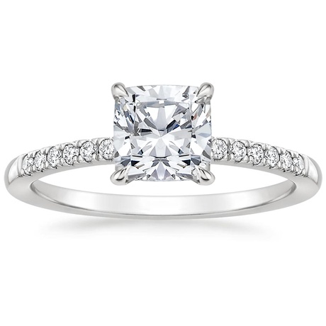 18K White Gold Petite Viviana Diamond Bridal Set (1/4 ct. tw.)