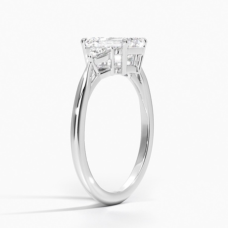 Trillion Three Stone Diamond Ring