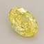 1.41 Ct. Fancy Vivid Yellow Oval Lab Grown Diamond