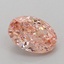 1.09 Ct. Fancy Vivid Pink Oval Lab Grown Diamond