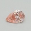 0.31 Ct. Fancy Vivid Pink Pear Lab Grown Diamond