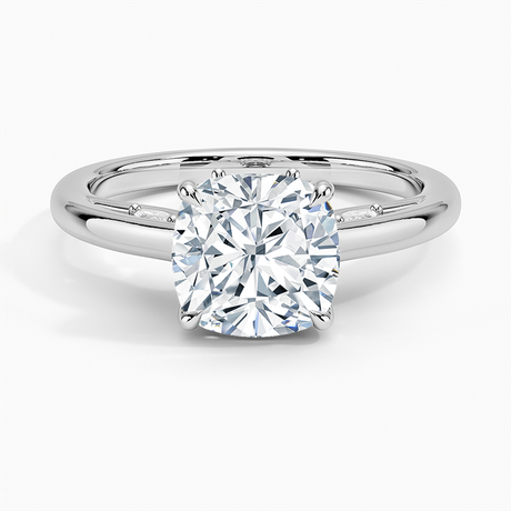 Secret Garden Adorned Gallery Solitaire Ring