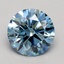 2.03 Ct. Fancy Intense Blue Round Lab Grown Diamond