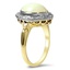 The Sherie Ring, smalltop view on a hand