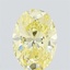 0.62 Ct. Fancy Yellow Oval Lab Grown Diamond