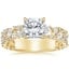 18K Yellow Gold Glacé Diamond Ring (3/4 ct. tw.), smalltop view