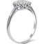 The Kristina Ring, smalltop view on a hand