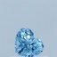 0.31 Ct. Fancy Vivid Blue Heart Lab Grown Diamond