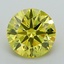 1.44 Ct. Fancy Vivid Yellow Round Lab Grown Diamond