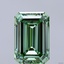 8.03 Ct. Fancy Vivid  Green Emerald Lab Grown Diamond
