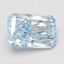 4.00 Ct. Fancy Vivid Blue Radiant Lab Grown Diamond