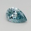 0.37 Ct. Fancy Vivid Blue Pear Lab Grown Diamond