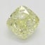 0.70 Ct. Fancy Light Yellow Cushion Diamond