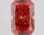 3.06 Ct. Fancy Vivid Reddish Pink Radiant Lab Grown Diamond