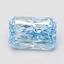 1.50 Ct. Fancy Vivid Blue Radiant Lab Grown Diamond