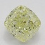 1.00 Ct. Fancy Yellow Cushion Diamond