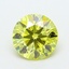 1.49 Ct. Fancy Intense  Yellow Round Lab Grown Diamond