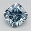 1.63 Ct. Fancy Intense Blue Cushion Lab Grown Diamond