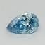 1.02 Ct. Fancy Vivid Blue Pear Lab Grown Diamond