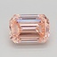 0.96 Ct. Fancy Vivid  Pink Emerald Lab Grown Diamond