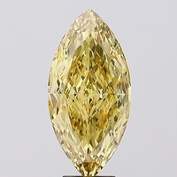 5.53 Ct. Fancy Intense Yellow Marquise Lab Grown Diamond