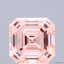3.16 Ct. Fancy Intense Pink Asscher Lab Grown Diamond