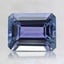 7.7x6mm Unheated Violet Emerald Tanzanite