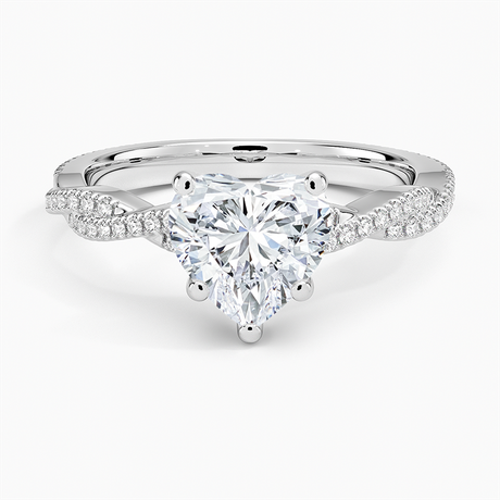 Scalloped Engagement Ring