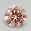 2.50 Ct. Fancy Intense Pink Round Lab Grown Diamond